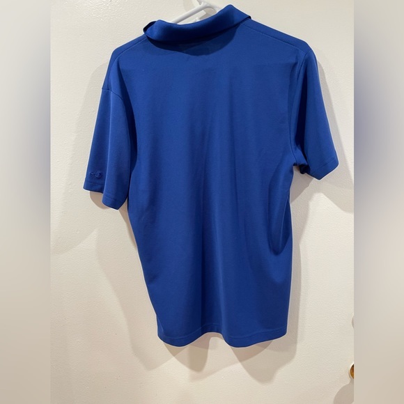 Grand Slam Golf Polo Mens Size Medium Stripped Blue Short Sleeve EUC - Picture 3 of 3